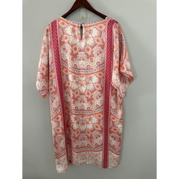 Chico's  Paisley Knee Length Shift Dress sz 2 - Picture 4 of 6